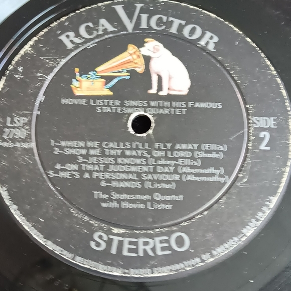 Hovie Lister Sings With His Famous Statesmen Quartet STEREO DISC - Picture 15 of 16